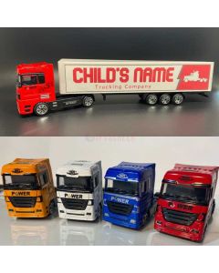 Personalized Toy Truck Customized with Your Child's Name on The Side of the Truck: Birthday, Back to School, Any Event for Children