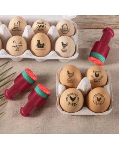 Custom Egg Carton Stamp Engraved Farm Egg Stamp