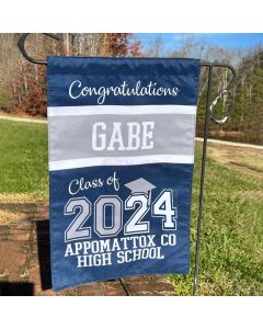 Graduation Senior Flag Class of 2024 Personalized Flag