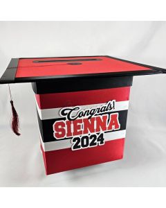 Personalized Graduation Party Card Box for Any Year Grad Gift