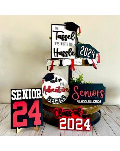 Graduation Tiered Tray Set - Class of 2024/2025 Tier Tray Bundle