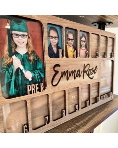 Pre K to Graduation School Picture Frame | Grade School Photo Frame