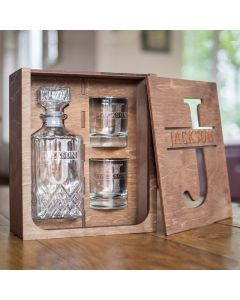 Personalized Whiskey Glass Decanter The Perfect Gift For Him