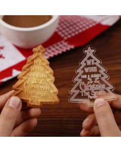 Unique Personalized Merry Christmas Cookie Stamp at Moments worth recording